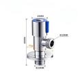 1-Way Water Valve, Shower Valve, Stainless Steel 304 ​ Genuine. Can Be Used as a General Valve, Such as a Valve under the Sink, for Washing Your Face, a Shower Valve, a Water On/Off Valve.. 