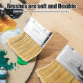 Double Paint Brush U Shaped Double Color Brush Reusable Double Head Painting Brush Double Color Brush 7.68 Inch Wall Paint Brush. 