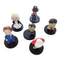 10PCS Horror Icon Action Character Statue Set, Chaqi Jason Voorhees Freddy Krueger Pennywise It, Horror Model Toy for Halloween. 