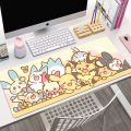 Anim Pokémon Pikachu  Leather Mouse Pad Pokémon Gaming Extra Large Gaming Keyboard Desktop Pad Children's Writing Table Mat. 