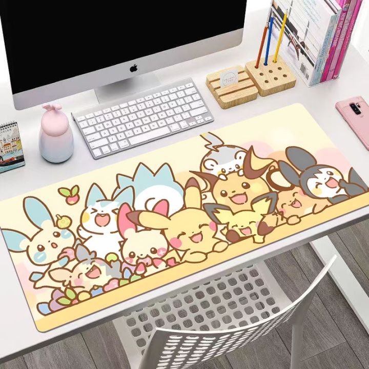 Anim%20Pok%C3%A9mon%20Pikachu%20%20Leather%20Mouse%20Pad%20Pok%C3%A9mon%20Gaming%20Extra%20Large%20Gaming%20Keyboard%20Desktop%20Pad%20Children's%20Writing%20Table%20Mat%20-%20Image%204