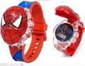 Kid's Attrac Cartoon Heroes watches, Multi Colour light & Music 🎵 Spider Man, Iron Man watch ⌚. 