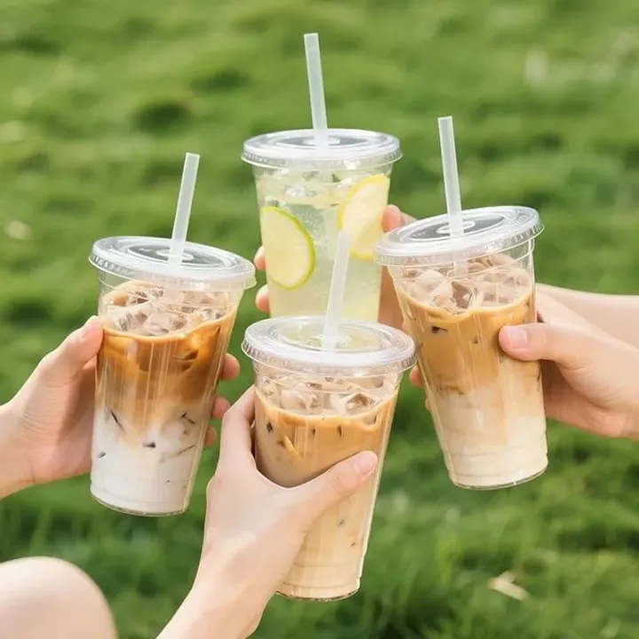 50%20Sets%20of%2012/16oz%20Transparent%20Plastic%20Cup%20with%20Cover%20Drink%20Cup%20Disposable%20Plastic%20Cup%20for%20Coffee%20Juice%20Picnic%20Party%20-%20Image%203