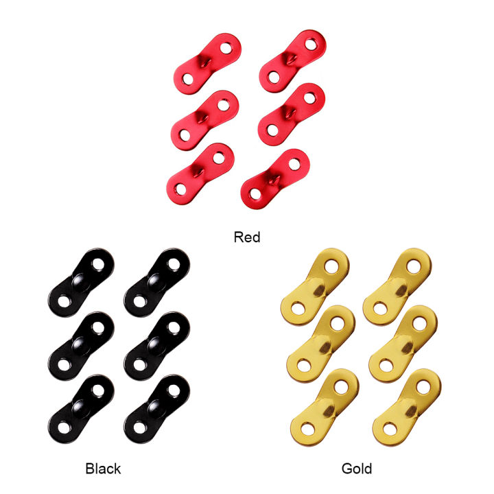 6pcs Camping Tent Rope Buckle Lightweight Outdoor Paracord Quick Hang Wind Rope Hanger Buckle Tent Canopy Accessories
