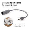 For Starlink Mini DC Extension Cable Female to Male Plug Waterproof Power Converter Adapter Hole Extender.