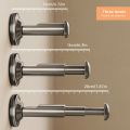 1/2pcs Hanger Storage Rack - No Drill Suction Cup Installation, Retractable & Adjustable for Home & Office, Durable Space-Saver. 