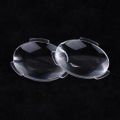 {NN72} 10 Pcs 25*45MM BiConvex Ultra Clear Lens For Google Cardboard Virtual Reality 3D VR Glasses 2-5mm Thickness.
