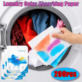 50/100/200PCS Laundry Color Absorbing Paper Anti-dyeing Laundry Tablets for Washing Machine Clean Clothes Color Catcher Sheets. 