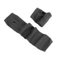 Punk Long Sleeves Fingerless Gloves Cuff for Women Men Stripe Hip-Hop Knitted Elbow Mittens Elastic Winter Arm Warmer Outdoor.