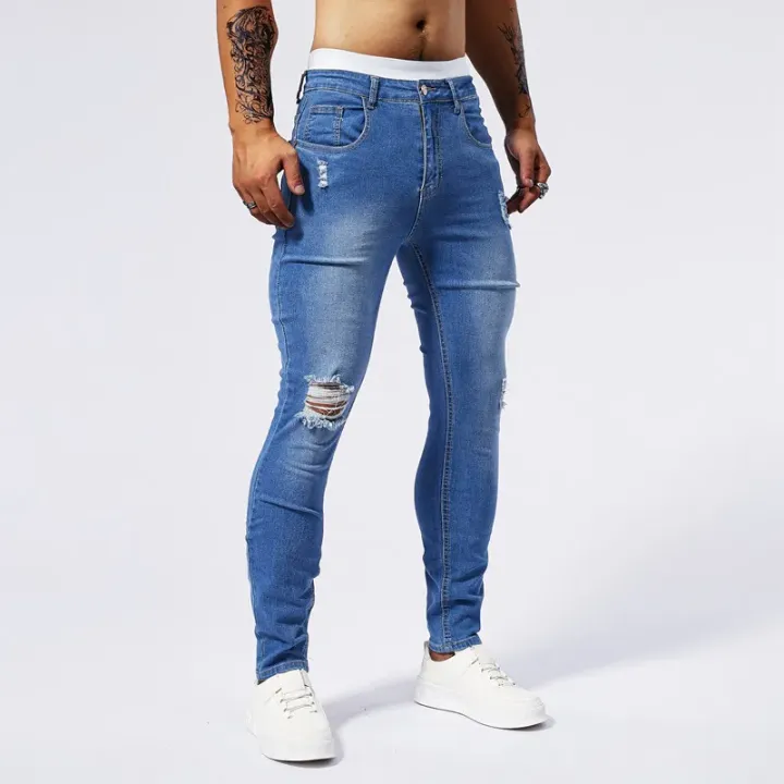 Ripped%20Men's%20Jeans%20Slim%20Stretch%20Holes%20Fashion%20Biker%20Denim%20Pants%20Skinny%20Personality%20Hip%20Hop%20Streetwear%20Male%20Fashion%20Trousers%20-%20Image%203
