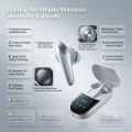 Sports Bluetooth Earbuds with Noise Cancelling, Long Battery TWS Earphones with Ring Style Design for Music & Workout. 
