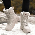Men Male Tactical Boots  Boots Climbing Hiking Shoes Breathable Outdoor Unisex Ultrallight  Plush Snow Winter High Quality. 