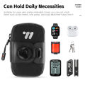 WEST BIKING Bicycle Saddle Bag Lightweight Waterproof Bike Seat Tail Bags Wear-Resistant Rotating Lacing Buckle Bike Accessories. 