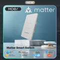 MOES Matter WiFi Smart Light Switch, App Control Neutral Wire & Grounding Required, Compatible with Alexa   Home lightify. 