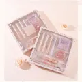 Flower Beauty Makeup Set Gift Box Hivi Velvet Lip Glaze Lipstick Eyeshadow Holiday Gift For Girlfriend & Wife 8pcs Make-up Set. 