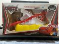 Cars lightning McQueen lighted musical race track. 