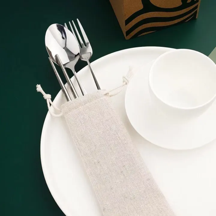 Portable%20cutlery%20set%20Starbucks%20stainless%20steel%20cutlery%20set%20of%203%20PCs%20Korean%20chopsticks%20304%20genuine%20stainless%20steel%20with%20box%20set%20of%20wooden%20handle%20spoon%20-%20Image%202