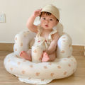 Dual-function Baby Inflatable Sofa: Portable Sitting Practice Stool and Bath Chair. 