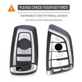 Silicone Car Key Case Cover Shell Fob for BMW F30 F31 F32 F34 F20 F21 F07 F10 1 3 5 7 Series X1 X3 G01 X4 G02 X5 F15 F16 M3 M4. 