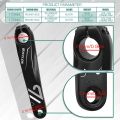 BUCKLOS Bike Crank Arms Aluminum Alloy Bicycle Spinning Cranks 152mm 170mm 175mm Bicycle Repairing Cranks Arms MTB Bike Part. 