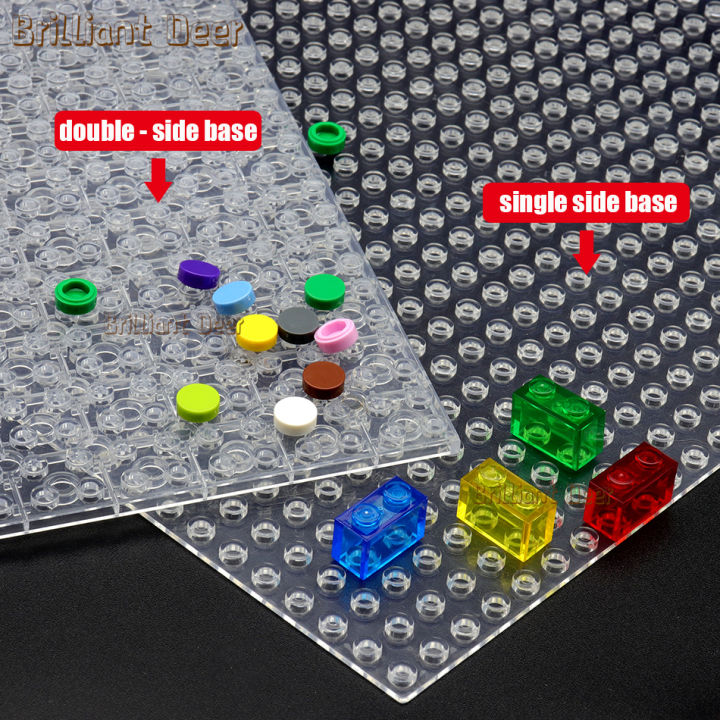 Transparent%20Base%20Plate%2032x32%20Single%20Double%20Sided%20Small%20Building%20Blocks%20Classic%20DIY%20Building%20Baseplates%20Toys%20For%20Children%20Kids%20-%20Image%202