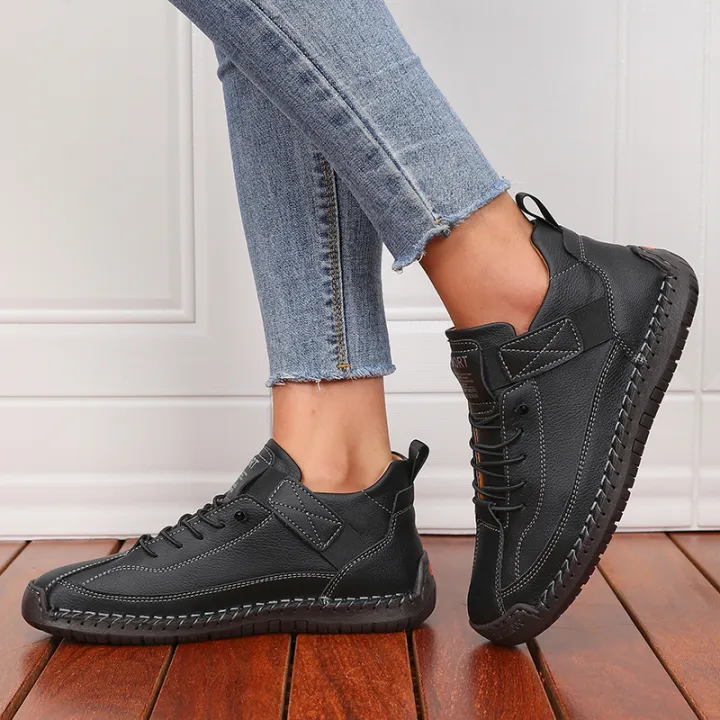 New%20Women's%20Boots%20Fashionable%20Simple%20Trendy%20Luxurious%20Brand%20Casual%20Shoes%20Waterproof%20Wear%20Resistant%20Soft%20Soled%20Platform%20Boots%20-%20Image%203