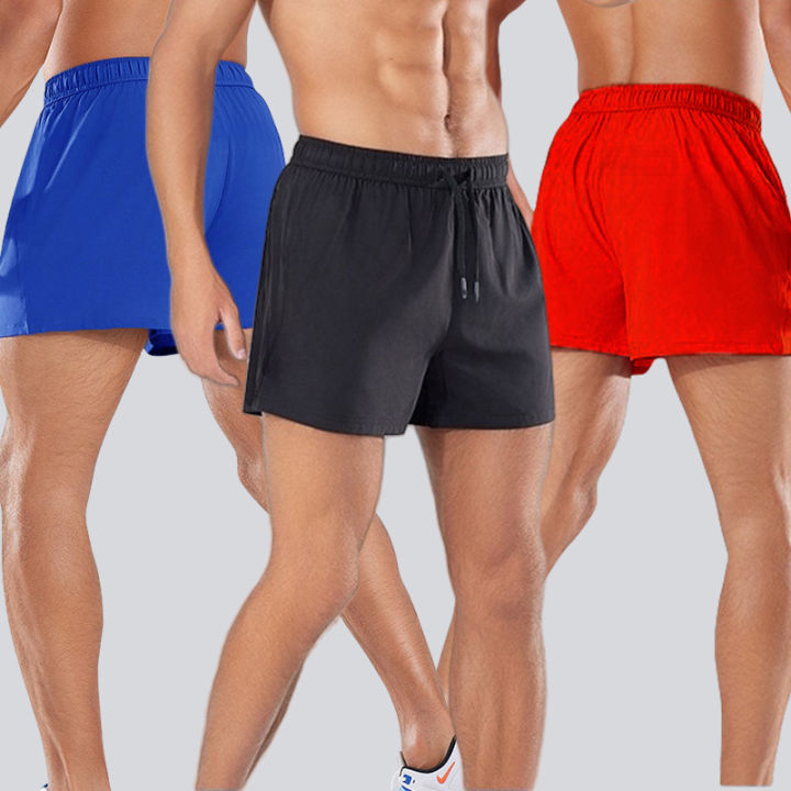 new Men Sports Shorts Gym Solid Casual Football Jogging Breathable Sweatpants Badminton Tennis Quick Dry Running Training Trunks