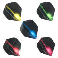 Yernea New Darts Flight 15Pcs/5set Professional 2D Dart Flight Color Aurora Tail Dart Accessories Wholesale. 