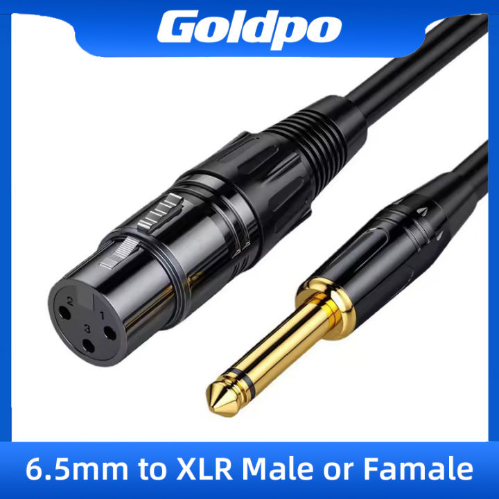 6.5mm to XLR Male Female Cable For Professional Recording Extension Line Balanced XLR Mixer Speaker Amplifier Live Microphone