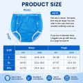 New Design Side Snap Button Sand Transparent Adult Diaper Reusable Washable Waterproof Underwear Noiseless Outer/Inner Wear.