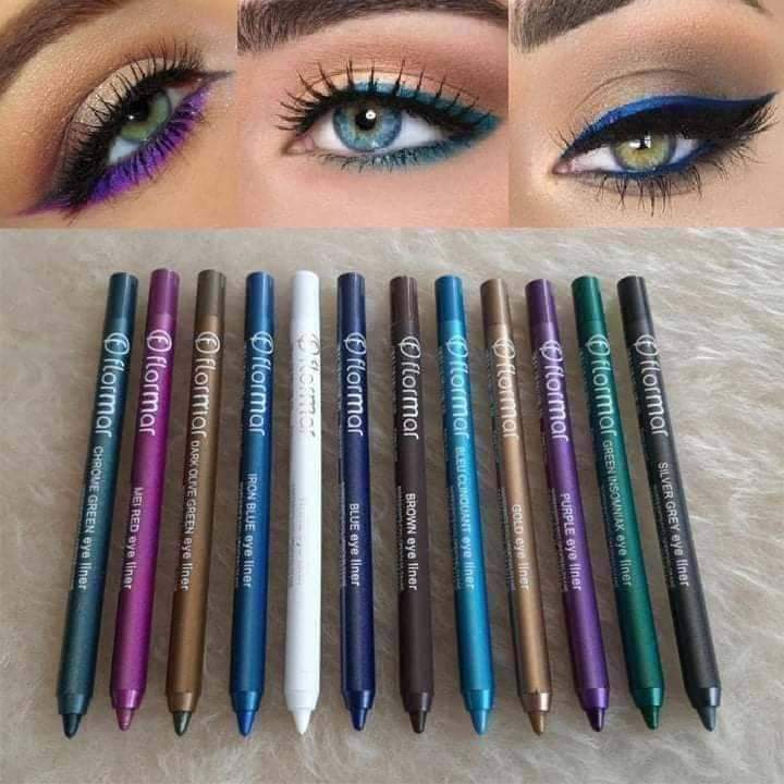 Flormar Colourful Eye Liner Set 12 pcs