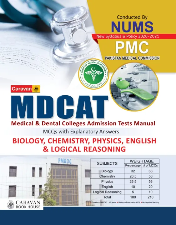 MDCAT%20Medical%20And%20Dental%20College%20Admission%20Test%20Manual%20Guide%20With%20Explanatory%20Answers%20Of%20Biology%20Chemistry%20Physics%20English%20And%20Logical%20Reasoning%20Conducted%20By%20NUMS%20With%20New%20Syllabus%20and%20Policy%20of%20PMC%20By%20Caravans%20Book%20House%20-%20Image%202