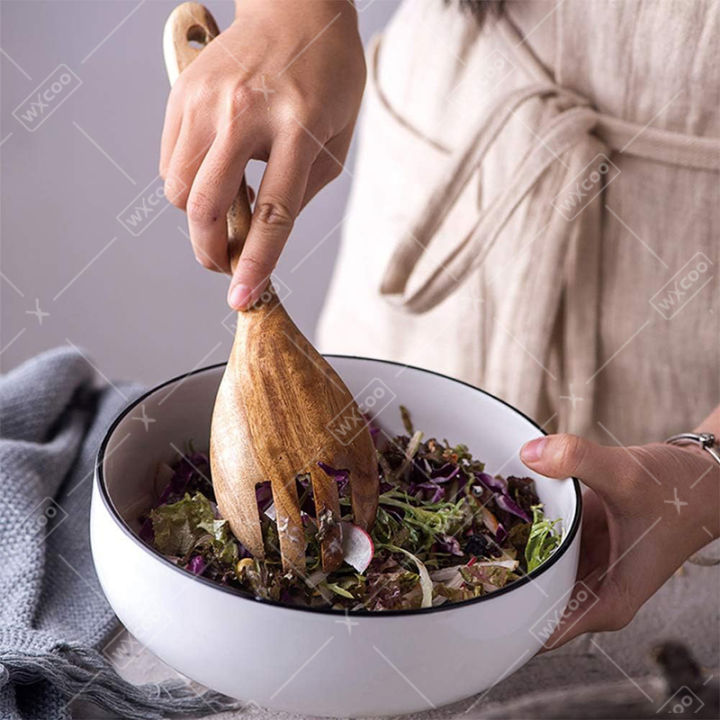 2pcs%20Salad%20Spoons%2010-inch%20Durable%20Acacia%20Wood%20Cutlery%20Set%20Salad%20Mixer%20Fork%20And%20Spoon%20Salad%20Servers%20Spcoons%20Cooking%20Utensils%20-%20Image%204