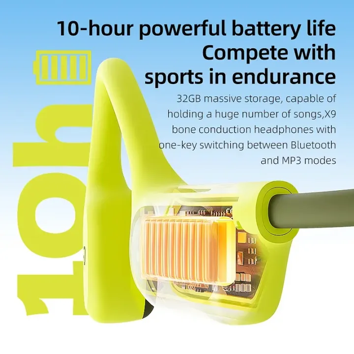 POLVCDG%20X9%20Bone%20Conduction%20Swimming%20Earphones%2032G%20IPX8%20Waterproof%20Open%20Swimming%20Running%20Bicycle%20Earphones%20Ear%20Hanging%20Earphones%20-%20Image%204