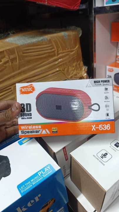 x536 Speaker 8w extra bass 1200 mah portable Bluetooth Speaker