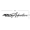 For Honda ADV 160 ADV160 Motorcycle Reflective Stickers Windshield Motor Head Helmet Moto Scooter Body Front Side Decor Decal.