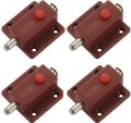 4 pcs Automatic Spring Loaded Cabinet Door Bolt Lock Push Button. 