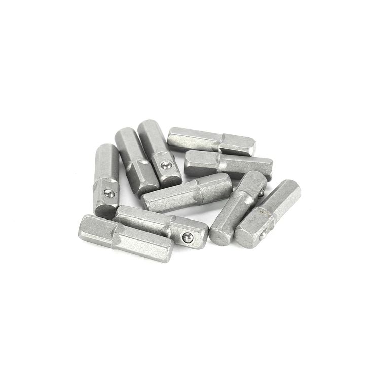 10pcs%2025mm%20Long%20Impact%20Socket%20Adapter%20Converter%201/4"%20Hex%20Shank%20To%201/4"%20Square%20Drive%20Hexagon%20Handle%20Adapter%20Converter%20Drill%20Tools%20-%20Image%202