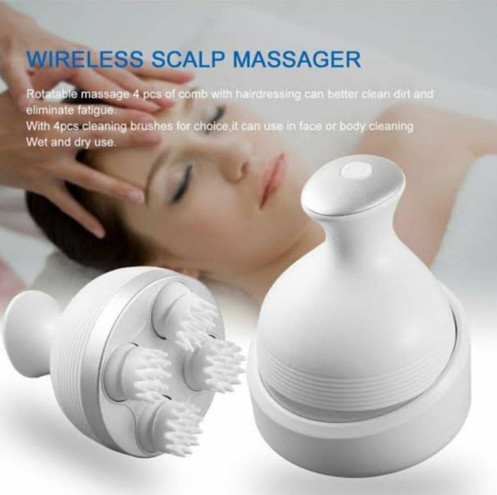 New) Wireless Scalp Head Massager with USB