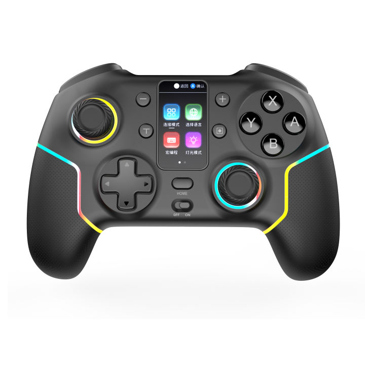 Wireless%20Controller%207052P%20for%20PC/Switch/iOS/Android%20With%20Intelligent%20Screen,Hall%20Joysticks%20&Turbo/Vibration,1000mAh%20Gamepad%20-%20Image%207