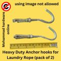 ( Heavy Duty )Laundry Rope screw Anchor  fastener, (rawal bolt) pack of 2.. 