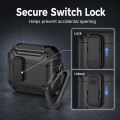 Secure Lock For AirPods 5/4/Pro 3 Headphone Accessories with Cleaning Kit & Keychain Protective Case For AirPods 5/4/Pro 3/Pro 2. 