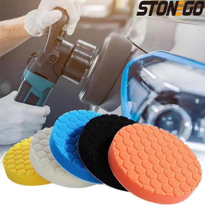 Car Professional Buffing Polishing Pads, Cutting Polishing Pad Kit for Car Buffer Polisher, Polishing and Waxing