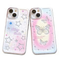 Orig iPhone 11 phone case accessories, big space transparent, soft camera TPU case, simple Starry Sky butterfly iPhone 14 13 Pro Max 12 11 XR Xs 78 plus KS10. 