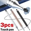 3/1Pcs Tablet Mobile Phone Universal 2 IN 1 Capacitive Stylus Pen Drawing Pens for IPhone Android All Capacitive Touch Screens.