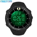 SYNOKE Watch Outdoor Sports Multifunctional Waterproof Shock Resistant Large Screen Display Luminous LED Digital Watch For Men. 