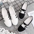 Versatile New Canvas Shoes Women's Little White Cloth Shoes ULZZANG Board Shoes Low Top Instagram Trendy Women's Shoes Fall 2024. 