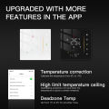 Moes Tuya Zigbee Thermostat Room Temperature Controller of Water/Electric Floor Heating Gas Boiler Humidity Support Alex 5A/16A. 