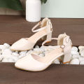 2025 Spring/Summer Hot Sale！Fairy Style Thin-Strap High Heels - Bowknot with Golden Buckle, Comfortable & Versatile. 