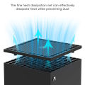 Aolion RGB Cooling Fan Host Dust Proof Cover Mesh Filter Jack Stopper Kit For Xbox Series X Game Console Handle Rack Accessories.